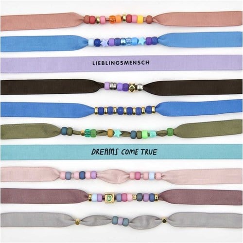 Rico Grosgrain Ribbon bracelets - Earthy-3