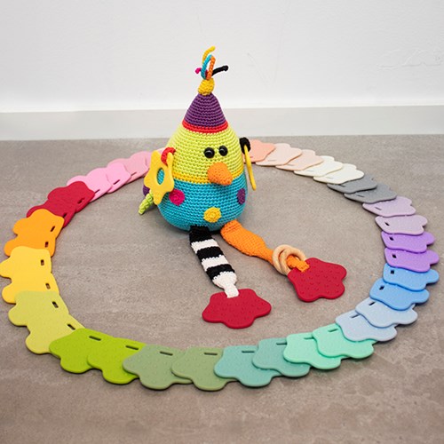 Go Handmade Animal Paw Teething Rings 89 Petrol-3