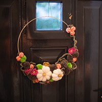 Crochet Pattern Fall Wreath