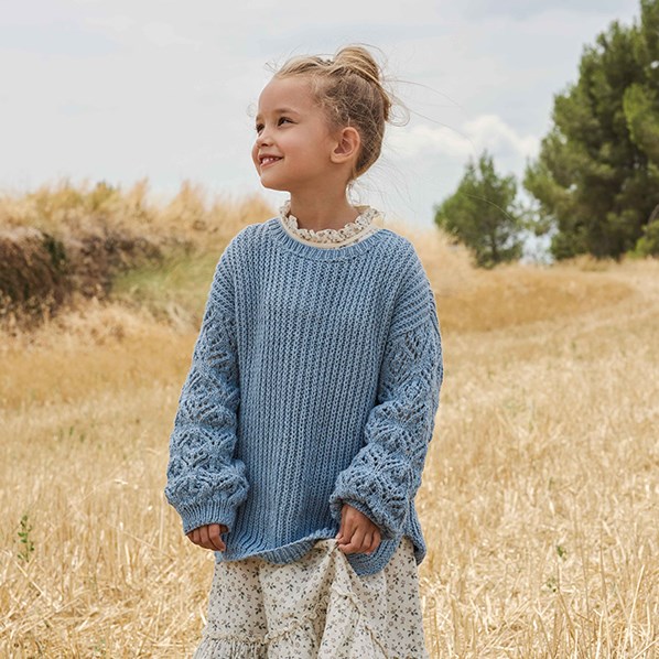 Girls deals knitted jumper