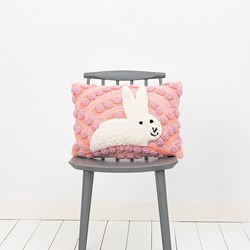 Bunny Cushion Rectangular Punch Needle Kit