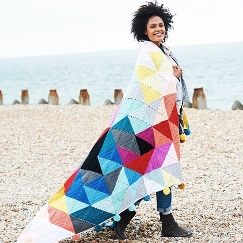 Tessellation Blanket Crochet Kit 1 Spring Colours Colourway-2
