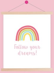 Yarnplaza Rainbow Poster 1 Pastel
