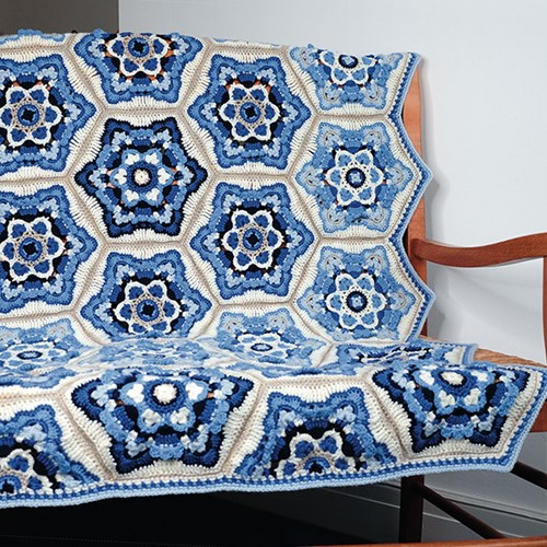 Delft Blanket Life DK Crochet Kit