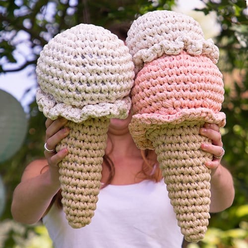 Crochet pattern Zpagetti Ice Cream Cone