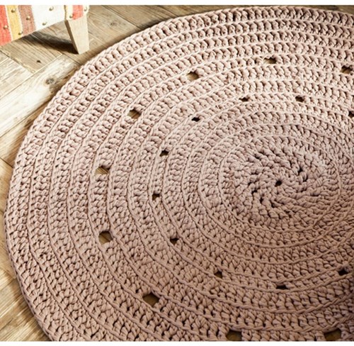 Crochet Pattern Zpagetti Round Rug