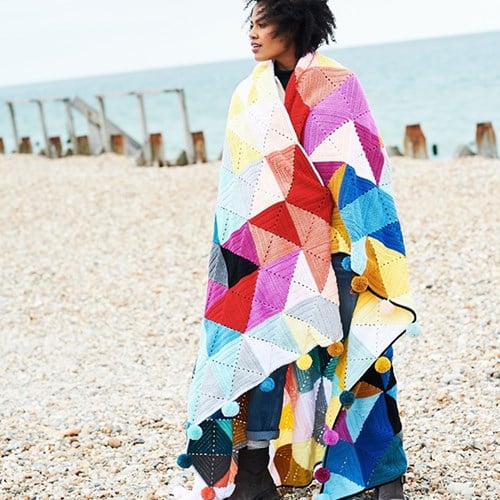Tessellation Blanket Crochet Kit 1 Spring Colours Colourway
