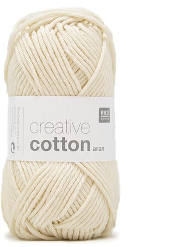 Rico Creative Cotton Aran 60 Natural