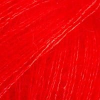 Drops Kid-Silk Uni Colour 061 Hot Red-2