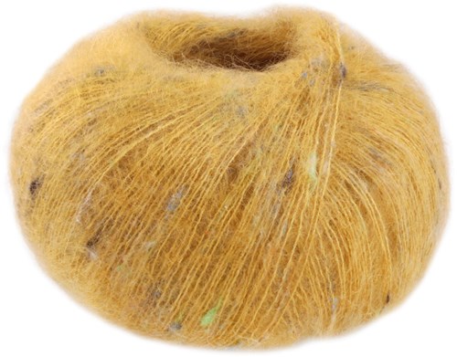 Lana Grossa Natural Superkid Tweed 615 Mustard Yellow