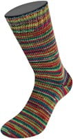 Lana Grossa Meilenweit 100 Merino Extrafine Cosy 6164 Hazel/wine red/May/forest green striped-3