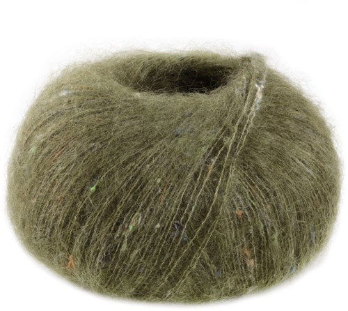 Lana Grossa Natural Superkid Tweed 616 Olive Green