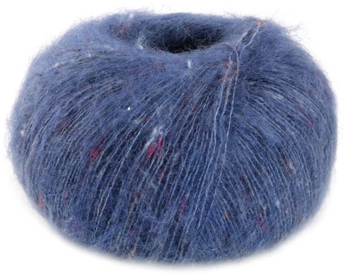 Lana Grossa Natural Superkid Tweed 619 Dark Blue