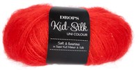 Drops Kid-Silk Uni Colour 061 Hot Red