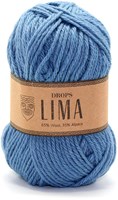 Drops Lima Uni Colour 6235 Grey blue