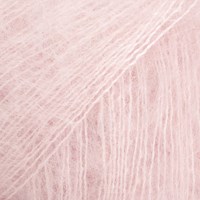 Drops Kid Silk Uni Colour 063 Powder Pink-2
