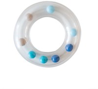 Go Handmade Rattle Ring Blue 63mm