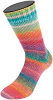Lana Grossa Meilenweit 100 Rainbow 6401 Turquoise/jade/yellow/lilac/orange/red/pink/purple/pink/petrol/kiwi-3