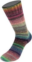 Lana Grossa Meilenweit 100 Rainbow 6409 Green/ochre/burgundy/dark grey/ink/grey-blue/mouse grey/turquoise/black-brown/bordeaux-3
