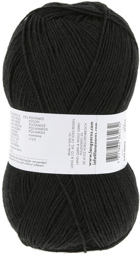 Lang Yarns Super Soxx 4-Ply 0004 Black-2