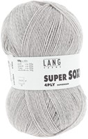 Lang Yarns Super Soxx 4-Ply 0023 Light Grey Mélange-2