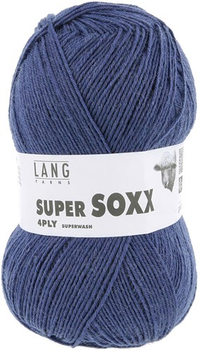 Lang Yarns Super Soxx 4-Ply 0034 Dark Denim