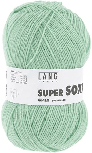 Lang Yarns Super Soxx 4-Ply 0058 Mint-2