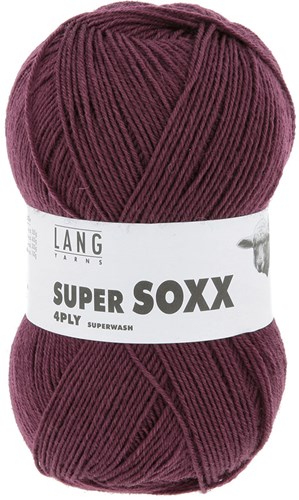 Lang Yarns Super Soxx 4-Ply 0064 Bordeaux