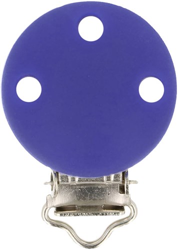 Opry Silicone Pacifier clip Purple 29,5x42,7mm