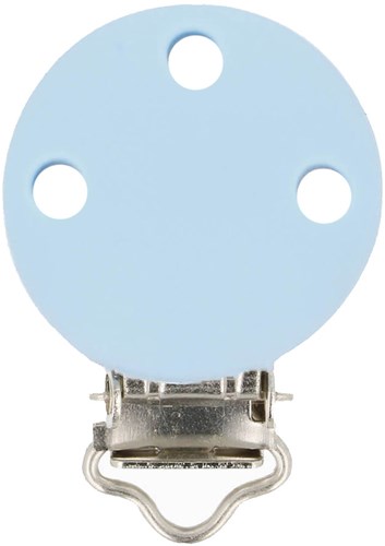 Opry Silicone Pacifier clip Baby Blue 29,5x42,7mm
