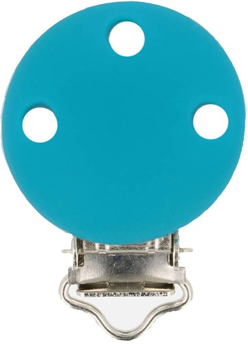 Opry Silicone Pacifier clip blue 29,5x42,7mm