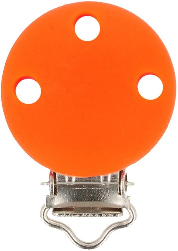 Opry Silicone Pacifier clip Orange 29,5x42,7mm