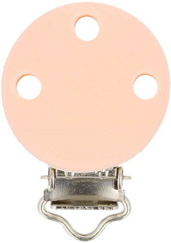 Opry Silicone Pacifier clip light pink 29,5x42,7mm