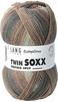 Lang Yarns Twin Soxx Merino 4-Fach 0553 Bruin/Groen/Oker 1151 Tundra