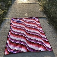Bargello Blanket MAL Garenpakket 2 Seafoam