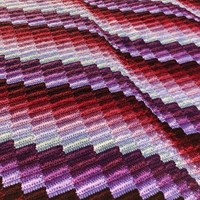 Bargello Blanket MAL Yarn Kit 3 Rainbow-3
