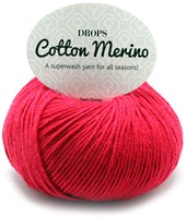 Drops Cotton Merino Uni Colour 6 Red