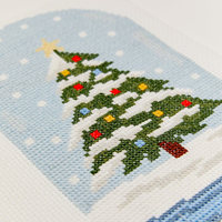 Embroidery Pattern Cross Stitch Christmas Tree-2