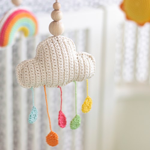 Yarnplaza Rainbow Teething Ring Crochet Kit 