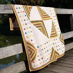 Granny Square Special DK Celebration Blanket Crochet Kit