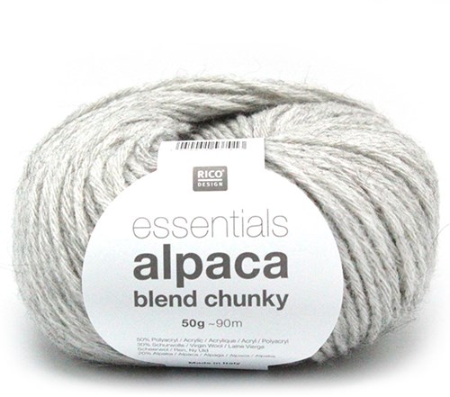 Rico Essentials Alpaca Blend Chunky 6 Light Grey