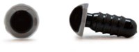 Safety Eyes Grey 6mm per pair