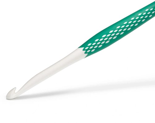 Prym Wool Crochet Hook Ergonomic 17 cm 7.00 mm Leaf Green-3