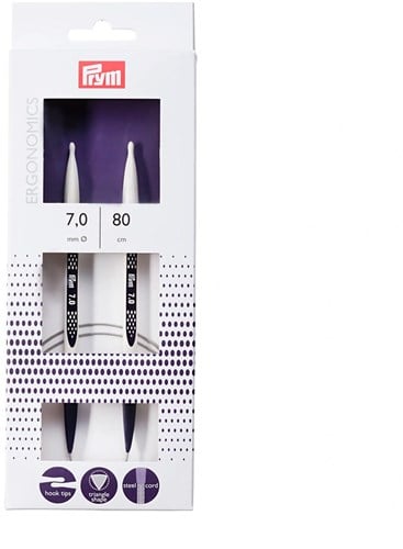 Prym Ergonomics Fixed Circular Knitting Needles 80 cm 7.00 mm