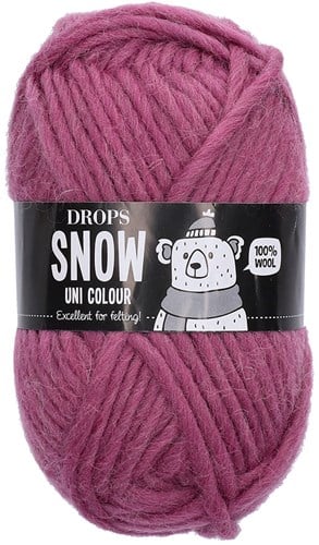 Drops Snow Uni Colour 009 Old Pink