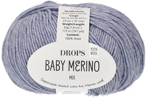 Drops Baby Merino Mix 037 Light Lavender