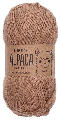 Drops Alpaca Uni Colour 9031 Almond
