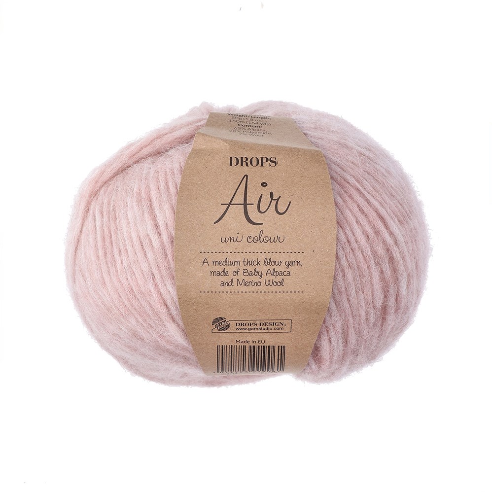 DROPS Air, Knitting Yarn, Aran Yarn, Worsted Yarn, Drops Yarn, 50