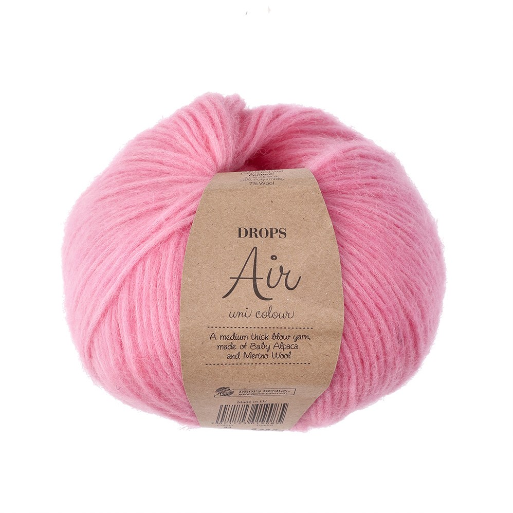 DROPS Air, Knitting yarn, Aran yarn, Worsted yarn, Baby Alpaca yarn, Merino  wool