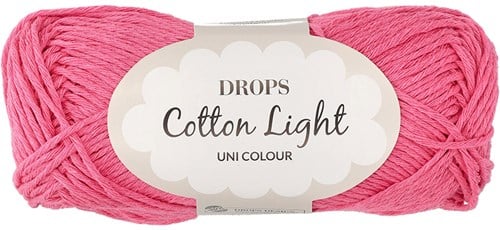 Drops Cotton Light Uni Colour 045 Pink Flamingo